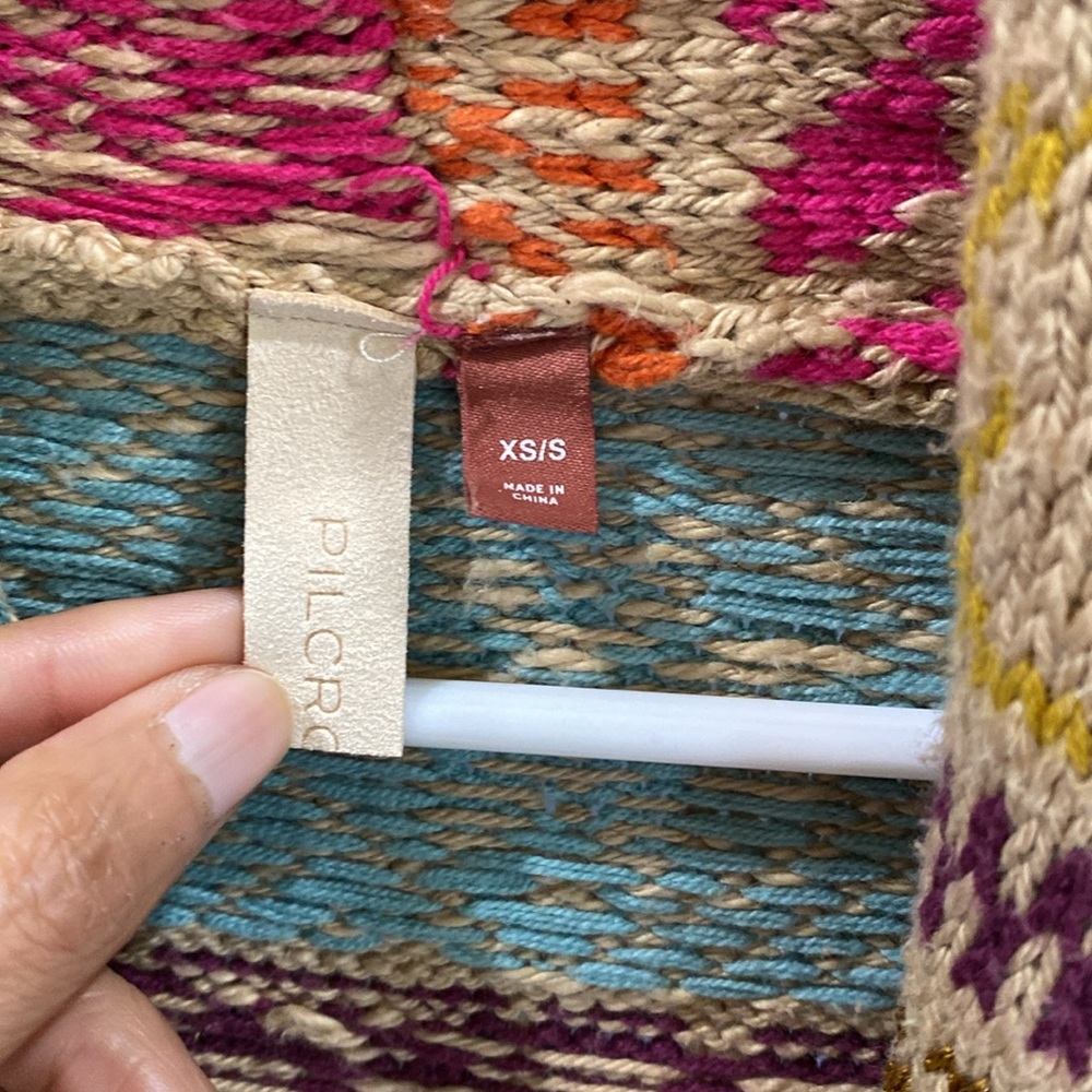 Anthropologie pilcro oversized sweater cardigan - Picture 7 of 9